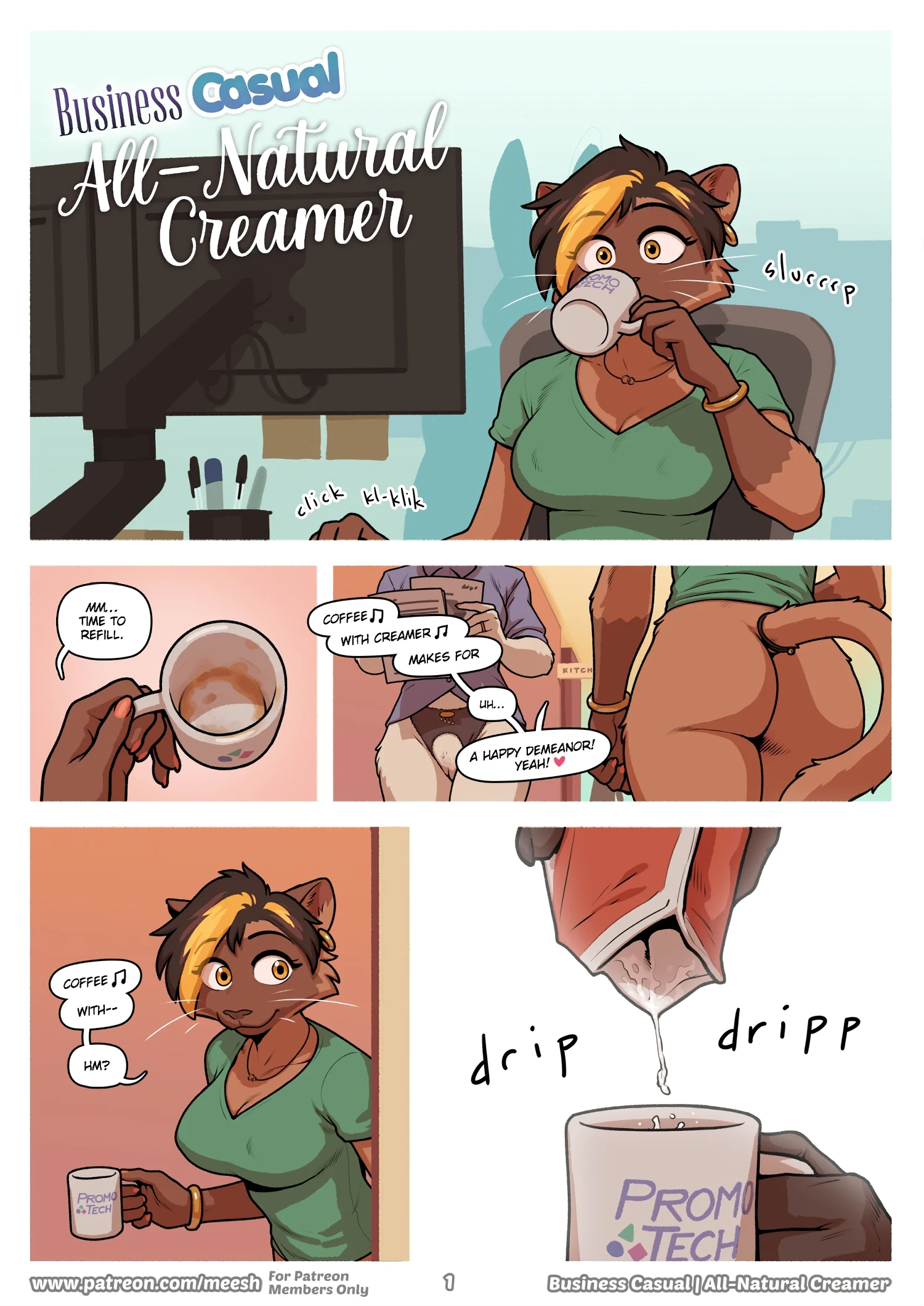 Read Business Casual: All-Natural Creamer hentai doujinshi online free