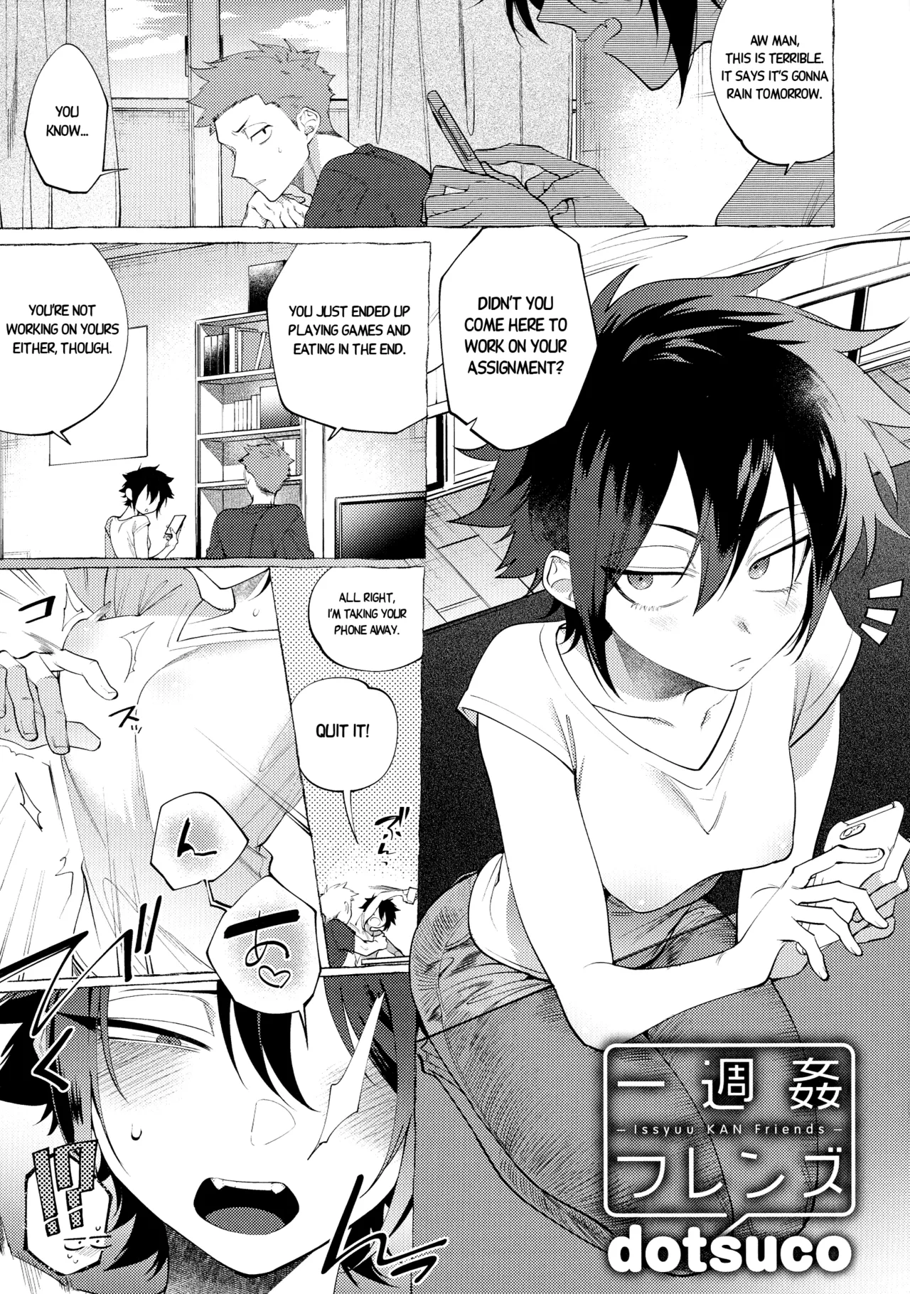 Read [dotsuco] Isshuukan Friends (Mesudachi Anthology) [English] hentai doujinshi online free