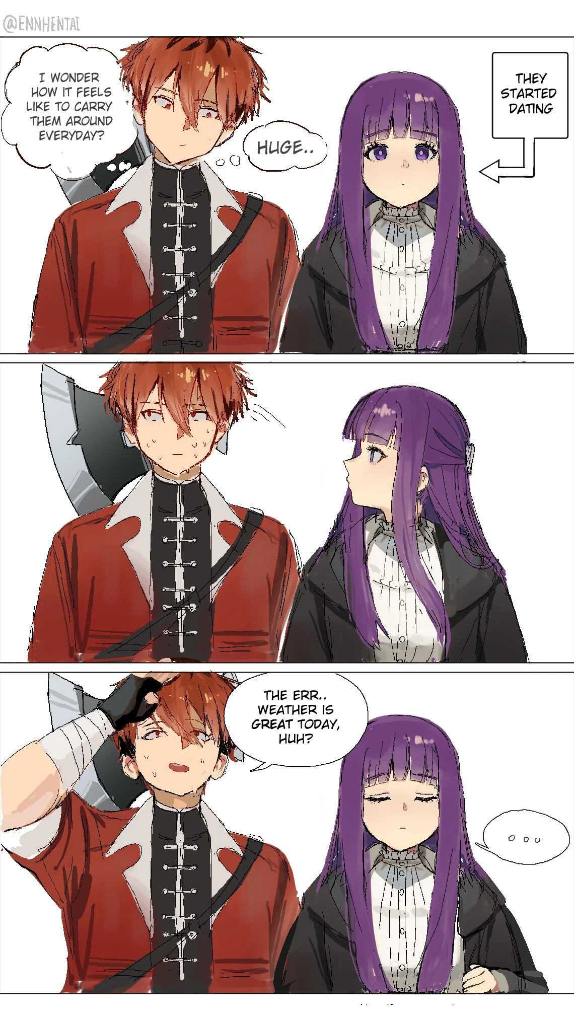 Read [Fake Enn] Fern X Stark hentai doujinshi online free