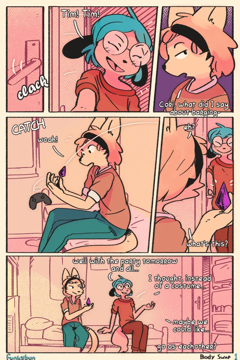 Read [Funkybun] Body Swap hentai doujinshi online free