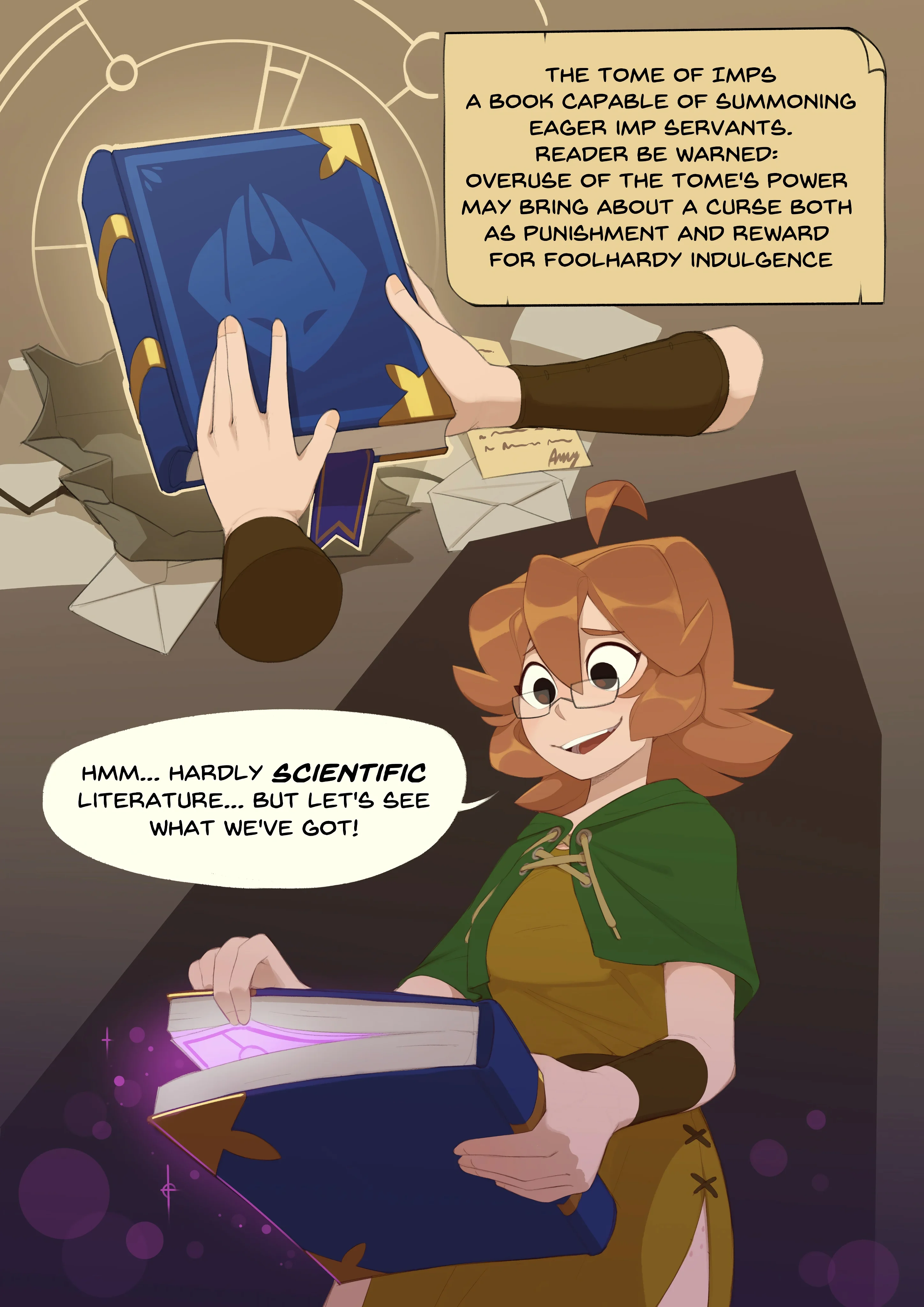 Read Monster Researcher Eclair and the Book of Imps! hentai doujinshi online free
