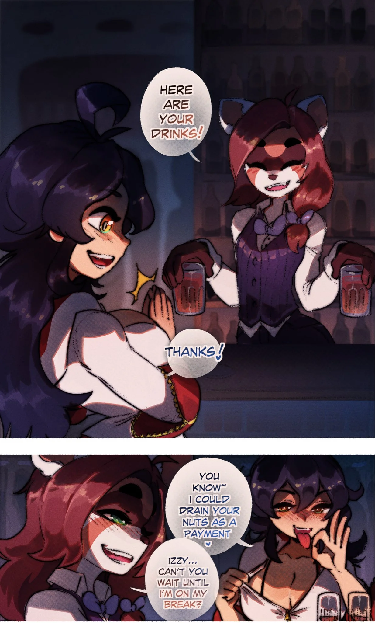 Read [Pokilewd] Free Drinks + Bonus hentai doujinshi online free