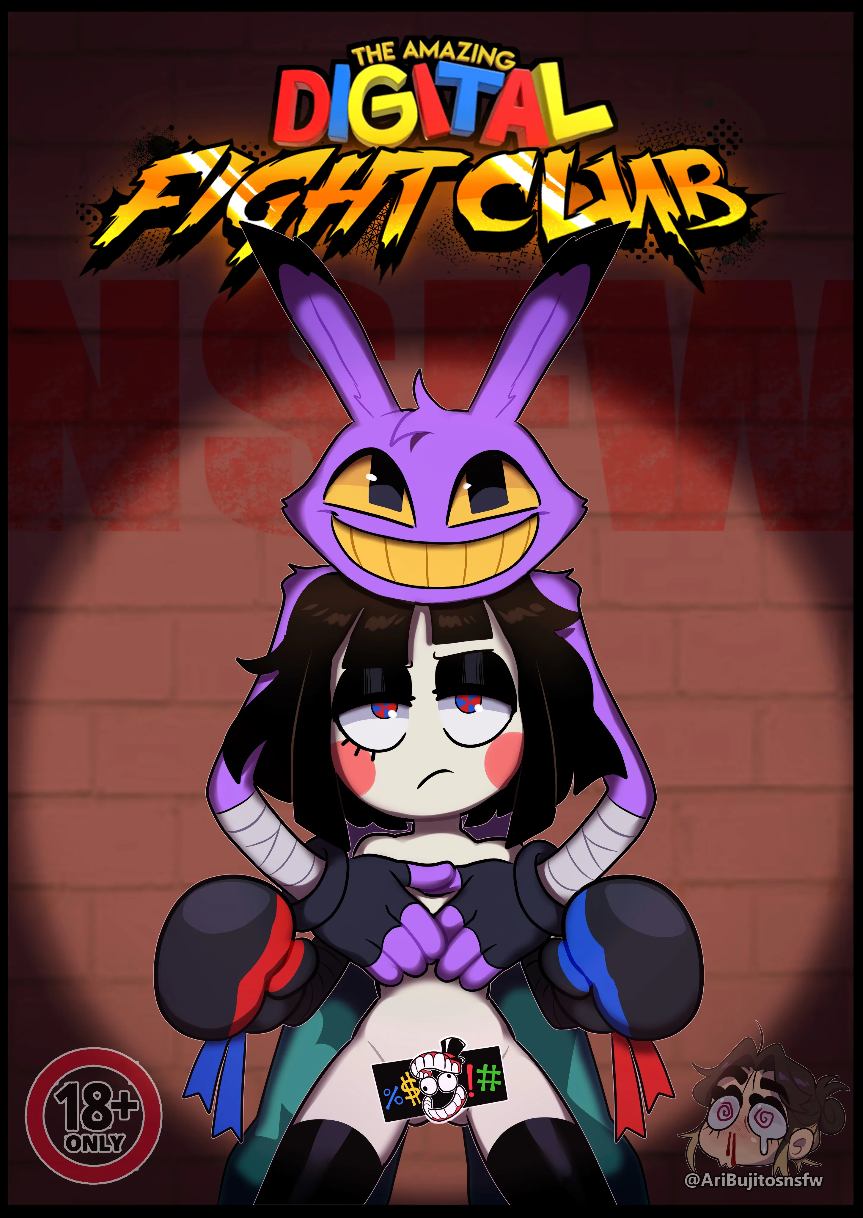 Read The Amazing Digital Fight Club hentai doujinshi online free
