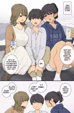 Read [Wakamatsu] Kyasha to Homan no Ma Ni Tatasa Reru 3P | Threesome Caught Between Slim And Voluptuous [English] hentai doujinshi online free