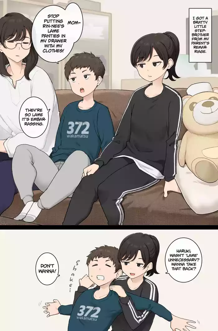 [Wakamatsu] Older Step-sister Teaches Her Cheeky Little Step-brother a Lesson | Namaiki Gitei o Kyoiku Suru o Gishi-chan [English] — trending hentai doujinshi